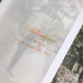 Vellum wrap thank you cards