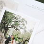 Vellum wrap thank you cards
